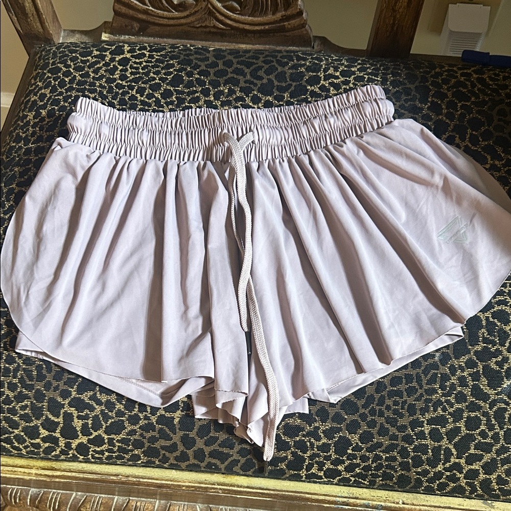 Women's Athletic Shorts in Light Purple